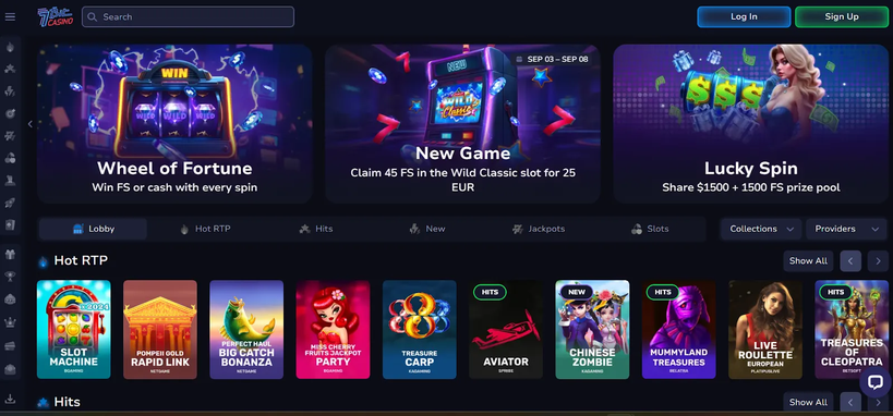 7bit casino Gameplay