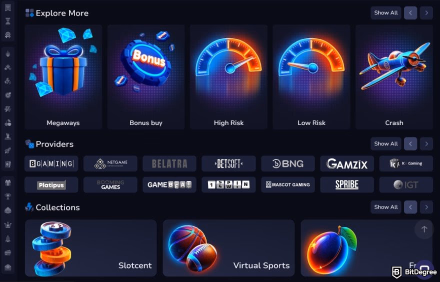 7bit casino Gameplay